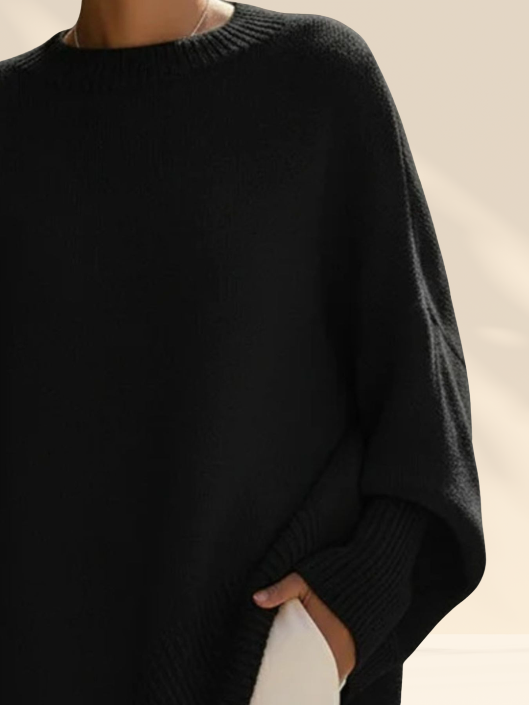 Celeste | Luxe Knit Poncho Sweater