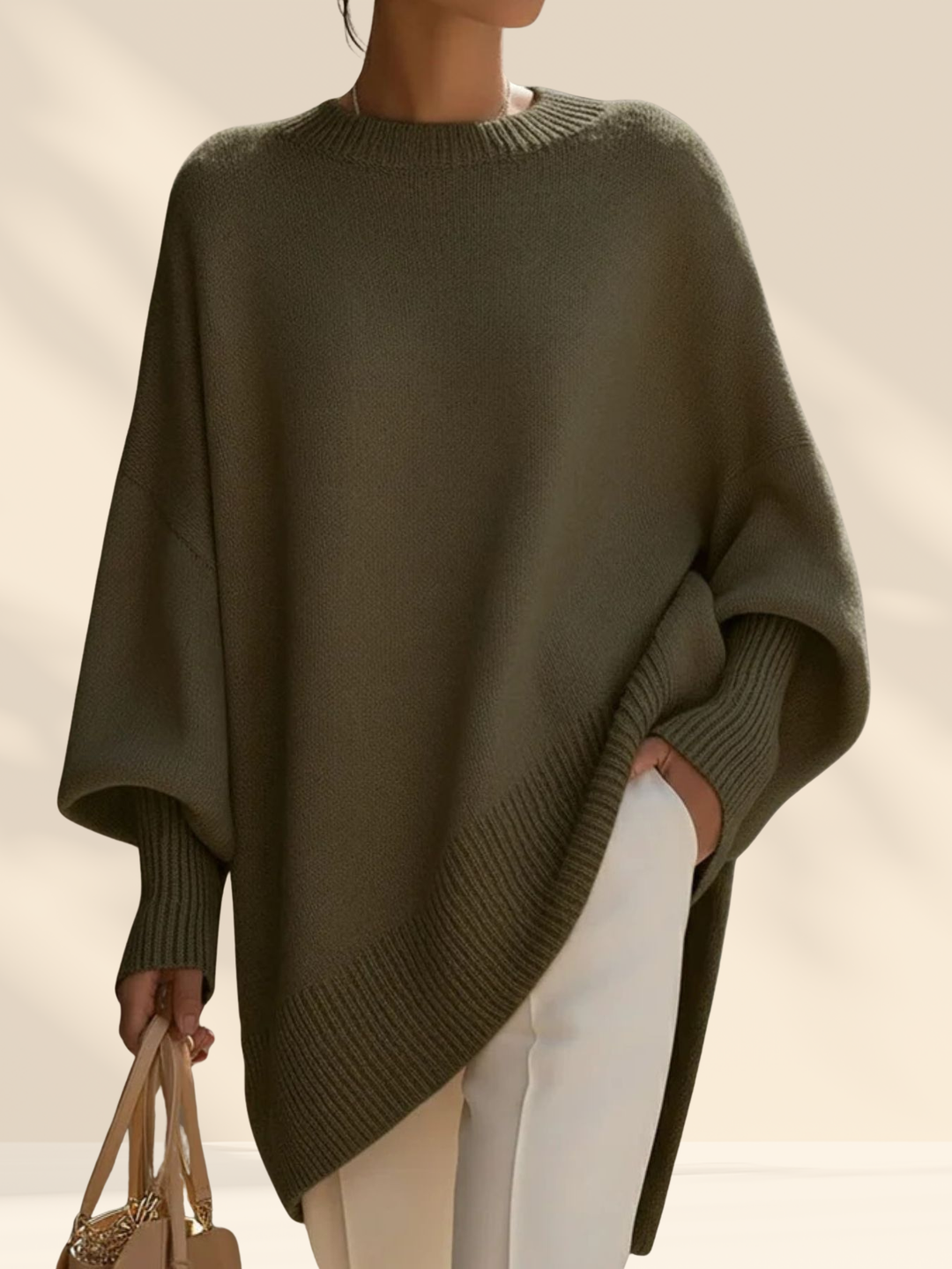 Celeste | Luxe Knit Poncho Sweater