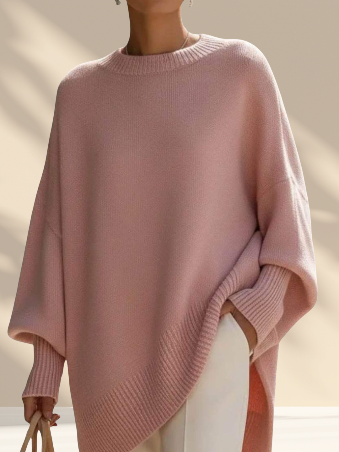 Celeste | Luxe Knit Poncho Sweater