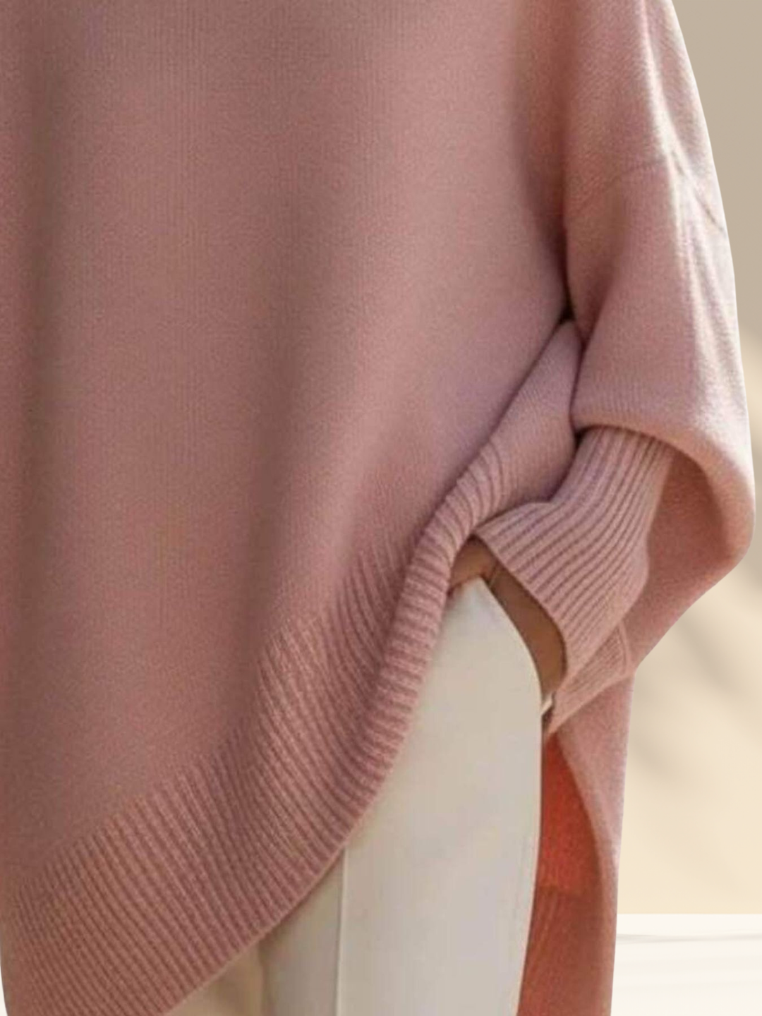 Celeste | Luxe Knit Poncho Sweater