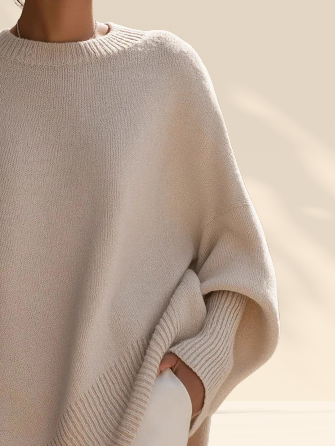 Celeste | Luxe Knit Poncho Sweater