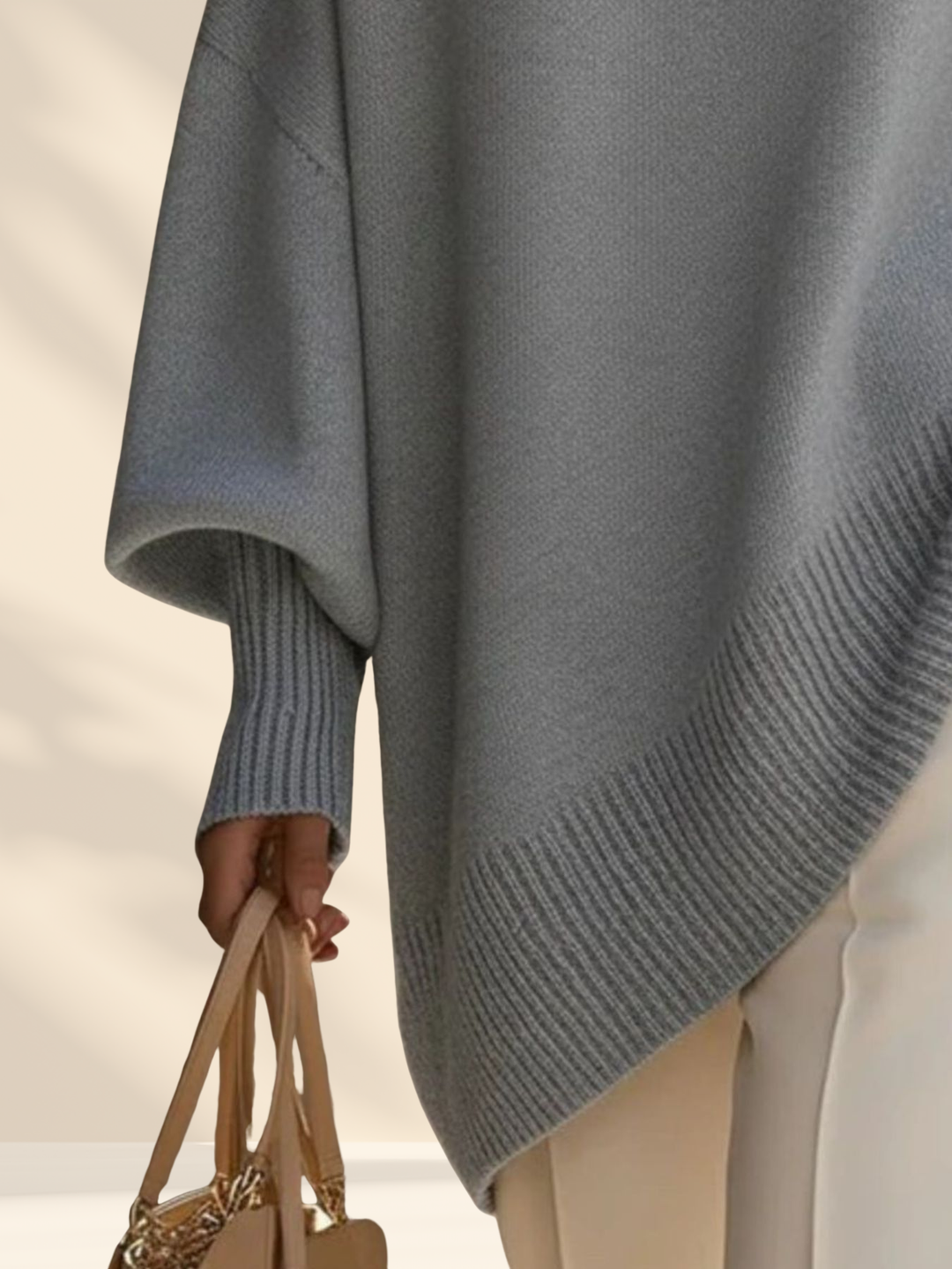 Celeste | Luxe Knit Poncho Sweater
