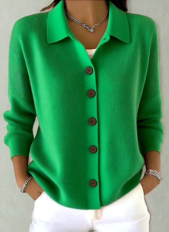 Full Size Elegance | Knit Blouse