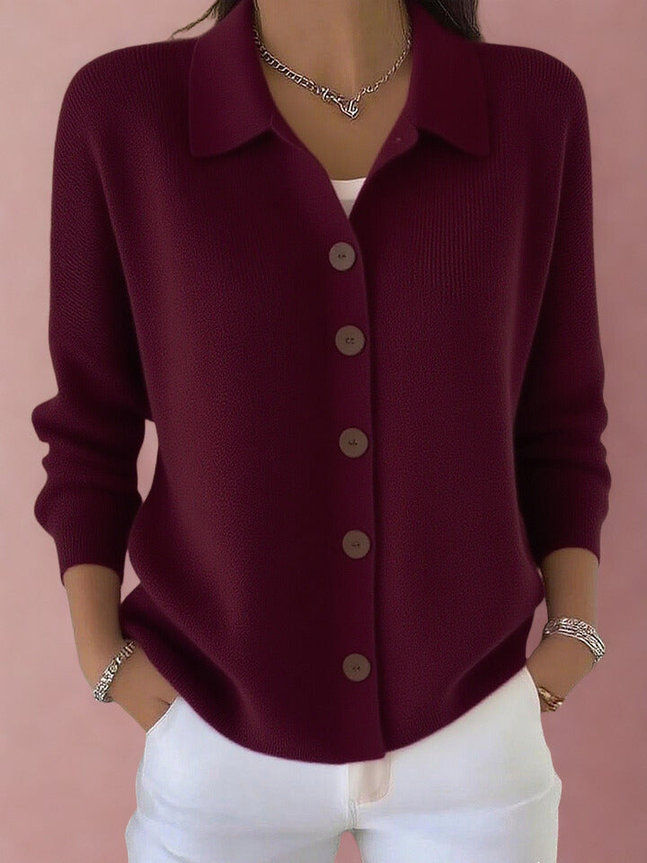 Full Size Elegance | Knit Blouse