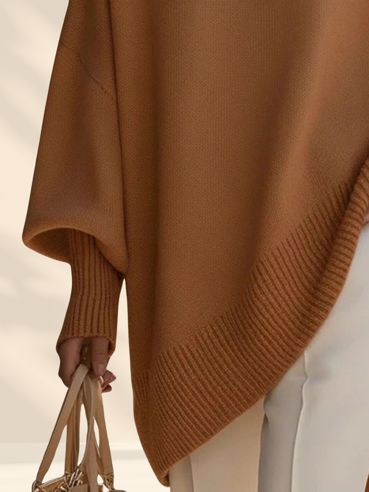 Celeste | Luxe Knit Poncho Sweater