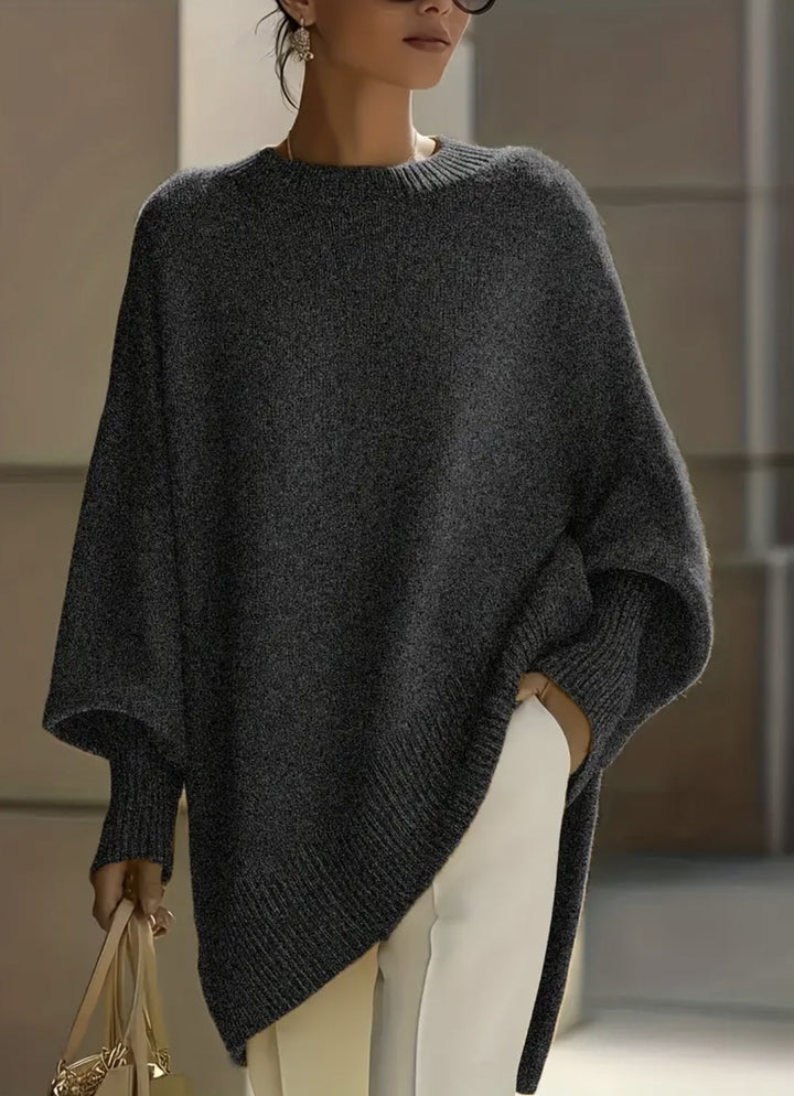 Celeste | Luxe Knit Poncho Sweater